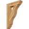 Ekena Millwork Funston Slat Rough Sawn Bracket, Western Red Cedar, 6"W x 28"D x 40"H BKT06X28X40FST06RWR - alternate 1